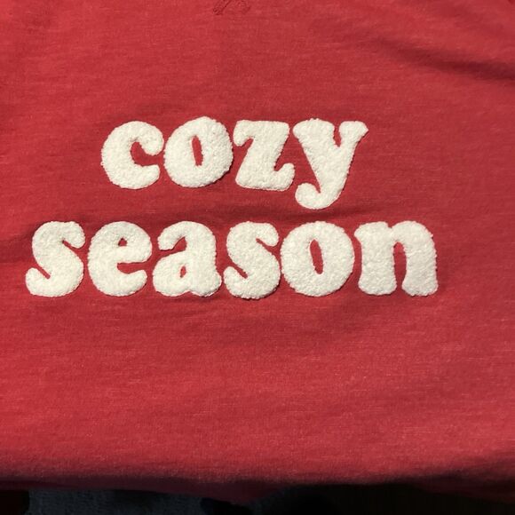 Sonoma Goods for Life Fleece Holiday Sweatshirt Red/White Size XL - Picture 3 of 5